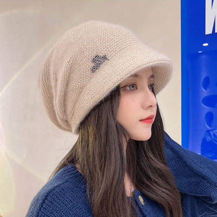 Ribbed Knit Beanie Hat - Winter Warm Skull Cap for Men Women - High Quality Acrylic Close Fit Casual Cuffed Hat - Khaki