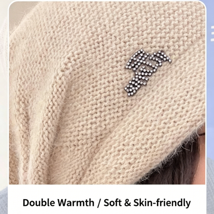 Ribbed Knit Beanie Hat - Winter Warm Skull Cap for Men Women - High Quality Acrylic Close Fit Casual Cuffed Hat - Pink
