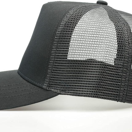 Oversize XXL Mesh Trucker Hat Big Head Hats for Men High Crown Baseball Cap Breathable Dad Hat Adjustable 23.6"-25.6"