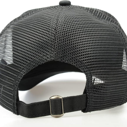 Oversize XXL Mesh Trucker Hat Big Head Hats for Men High Crown Baseball Cap Breathable Dad Hat Adjustable 23.6"-25.6"