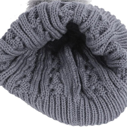 Soft Plush Winter Accessory with Hat, and Scarf in Multiple Colors