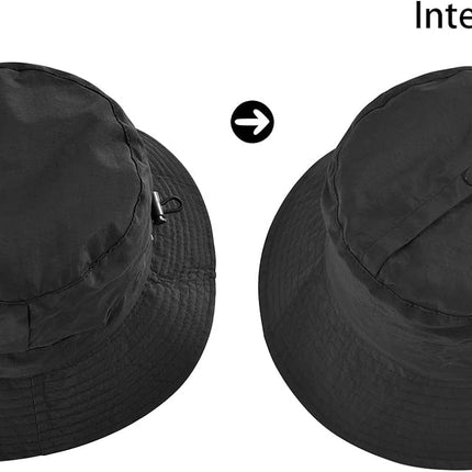 Men Women Outdoor Bucket Hat Quick Dry Packable Boonie Hat UV Protection Sun Hat