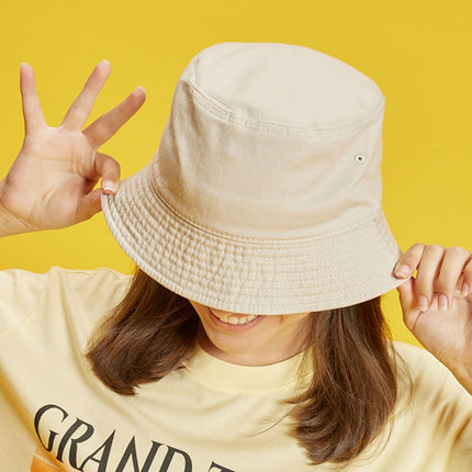 Bucket Sun Hat 100% Cotton Long brim and Deeper & Round Top Tennis Packable Summer Fashion Outdoor Hat