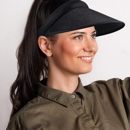 3 Pieces Sun Visor Hats Summer Wide Brim Clip on Beach Adjustable Large Brim Cap Golf Hat for Women