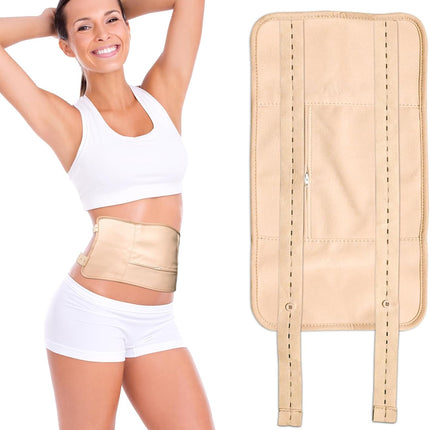 Castor oil packs - Reusable adjustable packaging set for the liver - promotes sleep - supports the liver and abdominal muscles to improve blood circulation and digestion (Castor oil not included) (1 pack)