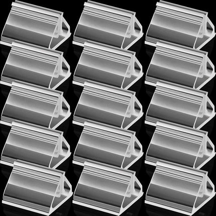 48 Pieces Plastic Game Piece Card Stands Clear Game Card Display Holders Picture Stands Markers DIY Playing or Board Party avor Photos Memos Pictures Display, 0.7 x 0.63 Inches
