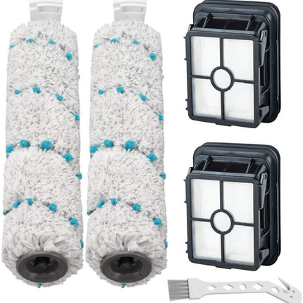 Brush ilter Replacement Parts or Bissell CrossWave HydroSteam 35151 35152 3513 3518 or CrossWave Max 2554 2590 2593 2596 Vacuum, 2 Pack 2788 Pet Brushes 2 Pack 2787 Multi-Surace Brushes 4 P