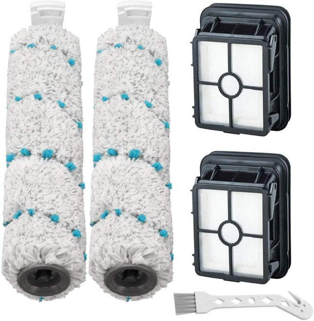 Brush ilter Replacement Parts or Bissell CrossWave HydroSteam 35151 35152 3513 3518 or CrossWave Max 2554 2590 2593 2596 Vacuum, 2 Pack 2788 Pet Brushes 2 Pack 2787 Multi-Surace Brushes 4 P