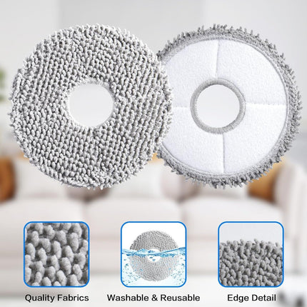 Accessories or ECOVACS DEEBOT T30S/T30S PRO/T30S AI Robot Vacuum, Quality Replacement Parts or Better Cleaning Perormance