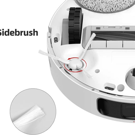 24 Pack Accessories Kit or Dreame L10s Ultra / L10 Ultra Robot Vacuum Replacement Parts Including 1 Main Brush 4 HEPA ilters 6 Sidebrushes 6 Mop Pads 6 Dust Bags 1 Cleaning Brush