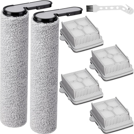 6 Pack 25 Roller Brushes and HEPA ilters Replacement Parts, Compatible with  25/25 ACE/25 ALT/25 LT/25 RT/25 GT/25 BX/25 Combo/25 ACE Combo Cordless Wet Dry Vacuum Cleaner