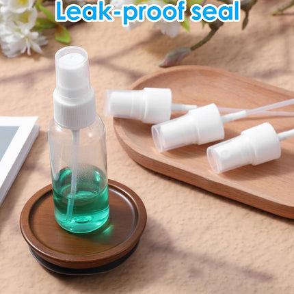 8 Pcs Spray Cap for Glycolic Acid, Spray Tops for Toner Bottles (White)