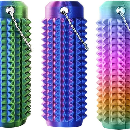 3PC Little Ouchies Fidget Toys Adults, Pain Stim Fidget Anxiety Relief for Anxiety and Stress Reduction,Portable Travel Stress Relief Spiky Fidget Keychain