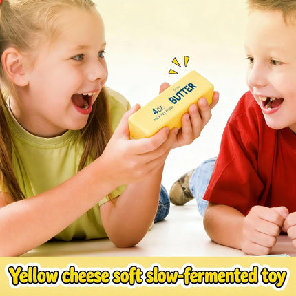 3Pcs Slow Rebound Cute Butter Squeeze Stress Balls, 2026 New Realistic Soft Butter Stick Fidget Toy,Slow Rising Portable Squishy for Adults Anxiety & Stress Relief, Sensory Gifts for Office, Home