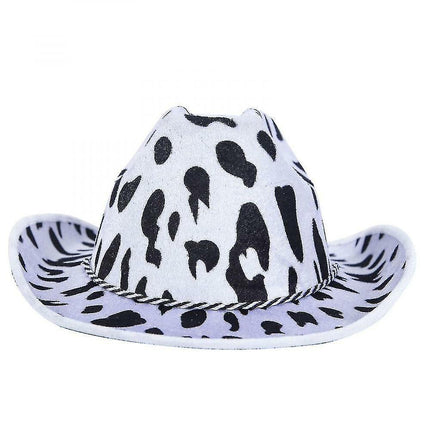Cowboy Hats Western Cowgirl Hat Bandanna Glasses Unisex Cowboy Hat Halloween Costume Cosplay Dress
