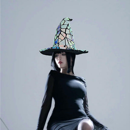 Halloween Witch Hat Hat Party Holiday Bowler Hat