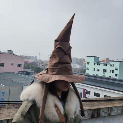 Sorting Hat Witch Takling Wizard Hats Halloween Party Props Cosplay Costumes Accessories