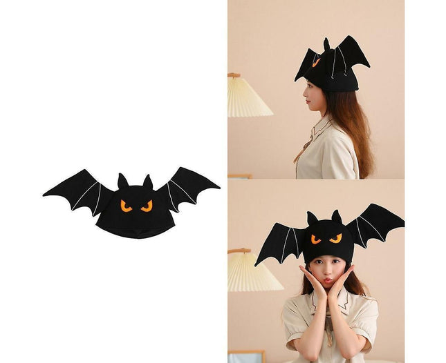 Lovely Bat Cap Adult Halloween Party Props Hat Teenagers Holiday Festival Hat