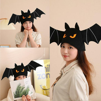 Lovely Bat Cap Adult Halloween Party Props Hat Teenagers Holiday Festival Hat
