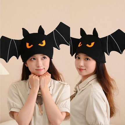 Lovely Bat Cap Adult Halloween Party Props Hat Teenagers Holiday Festival Hat