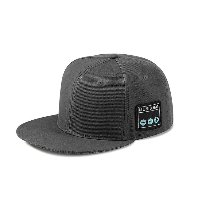 Dark Gray Wireless Bluetooth Hat - Sports Cap with Dual Speakers, Bluetooth 5.4,Outdoor Music Hat for Running,Jogging,and Sports