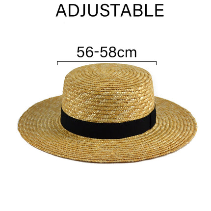 Straw Sun Hats for Women Wide Brim Boater Hat Summer Packable UV Protection Beach Hats for Women Men