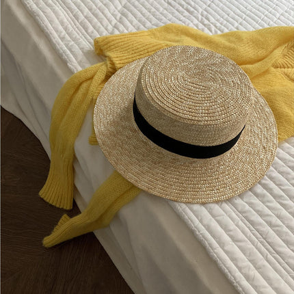 Straw Sun Hats for Women Wide Brim Boater Hat Summer Packable UV Protection Beach Hats for Women Men