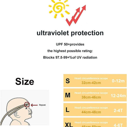 Cotton Animal Babies Bucket babies Sun Hats UPF 50+ Summer Hats Sun Protection for babies Babies babiess babiess Girls-Yellow 54cm