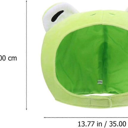 Hat Frog Ears Bunny Finn Hood Froggy The Headband Plush Adult Human Mushroom- Cartoon Shape Hat Funny Photo Headgear Hat