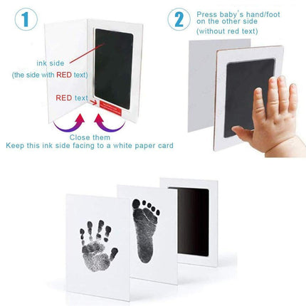 4PCS Babies Handprint and Footprint,Babies Imprint Kit for babies 0-6 Months
