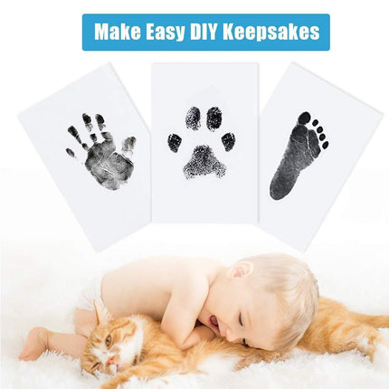 4PCS Babies Handprint and Footprint,Babies Imprint Kit for babies 0-6 Months