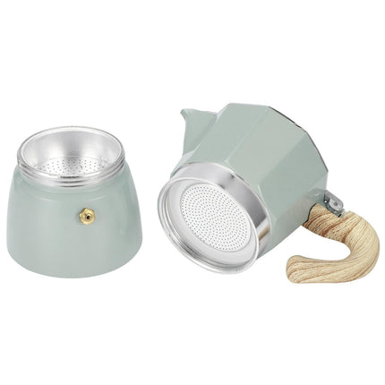Stovetop Coffee Maker, Aluminum Moka Pot Kettle for Home Kitchen, 150ml