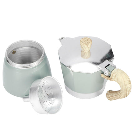 Stovetop Coffee Maker, Aluminum Moka Pot Kettle for Home Kitchen, 150ml
