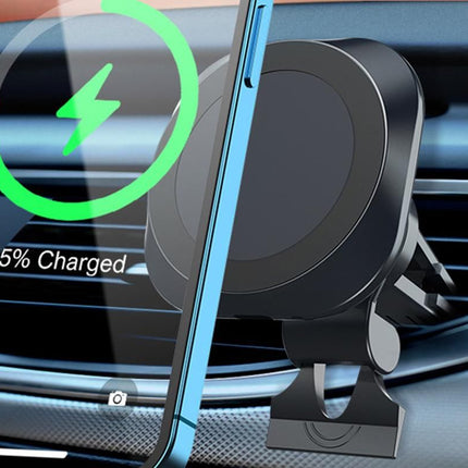 MagSafe Compatible 15W Wireless Car Charger Mount for iPhone