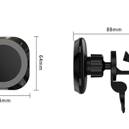 MagSafe Compatible 15W Wireless Car Charger Mount for iPhone