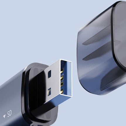 USB C SD Card Reader 5- in-1 Memory Card Reader for CF SD TF