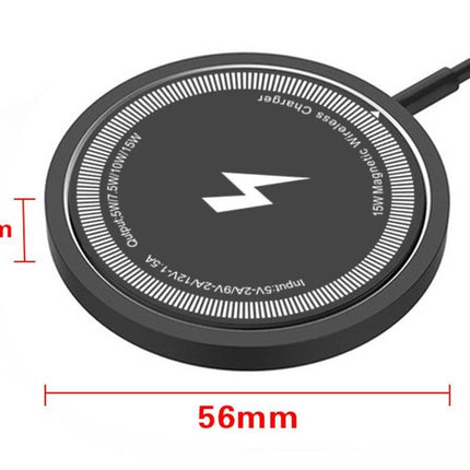Magsafe Wireless Charger for iPhone 16 15 14 13 12 Fast Charger -Black