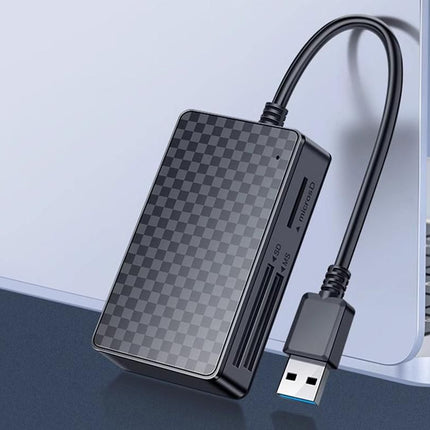 4 In 1 Multi Memory Card Reader USB 2.0 To CF SD TF MS Card Reader Adapter