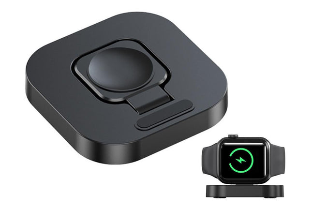 Portable Charging Dock for Apple Watch Wireless Watch Charger Stand Compatible with Apple Watch -Black