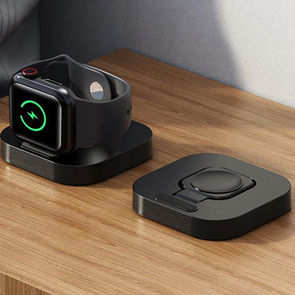 Portable Charging Dock for Apple Watch Wireless Watch Charger Stand Compatible with Apple Watch -Black