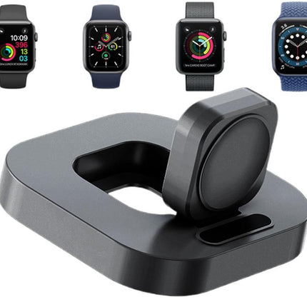Portable Charging Dock for Apple Watch Wireless Watch Charger Stand Compatible with Apple Watch -Black