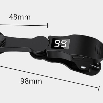 Smart Digital USB Clip on Auto Clicker for Mobile Phone Screen Live Likes - Black