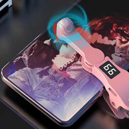 Smart Digital USB Clip on Auto Clicker for Mobile Phone Screen Live Likes - Pink