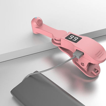 Smart Digital USB Clip on Auto Clicker for Mobile Phone Screen Live Likes - Pink