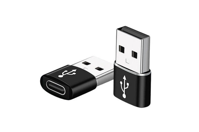 2Pack USB 3.0 to Type C 3.1 Adapter Notebook Charger USB Male to USB C Female Phone Charging Converter Earphone USB Cable Connector