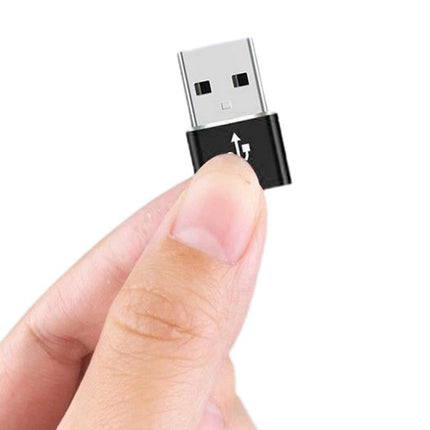 2Pack USB 3.0 to Type C 3.1 Adapter Notebook Charger USB Male to USB C Female Phone Charging Converter Earphone USB Cable Connector