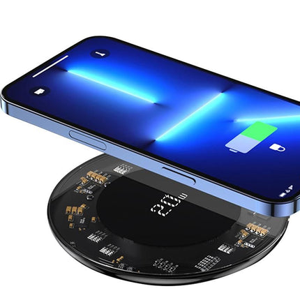 Universal 20W Qi Wireless Charger Fast Charging Pad Mobile Phone for Android Apple AirPod Pro