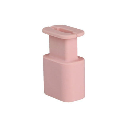 Silicone Charger Protector with Cord Wrap for Apple Phone 18W/20W Charger -Black & Pink