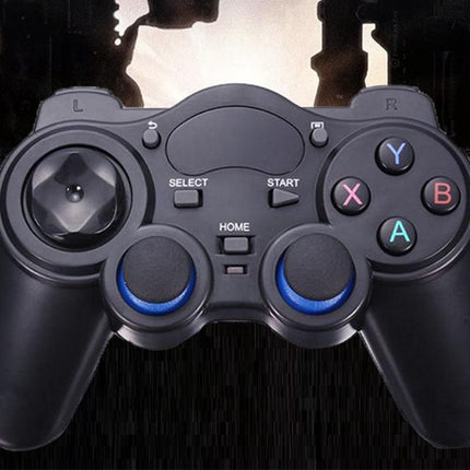 Wireless Gaming Controller for Android TV Box PC 2.4GHz Gamepad Joystick - Black