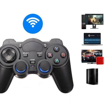 Wireless Gaming Controller for Android TV Box PC 2.4GHz Gamepad Joystick - Black